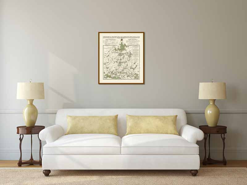An Historical Map & Plan of the Campaign in Belgium, A.D. 1815... Battles of Waterloo, Ligny, Quatre-Bras... by S. Hall, J. Booth, 1816 art print poster canvas gift