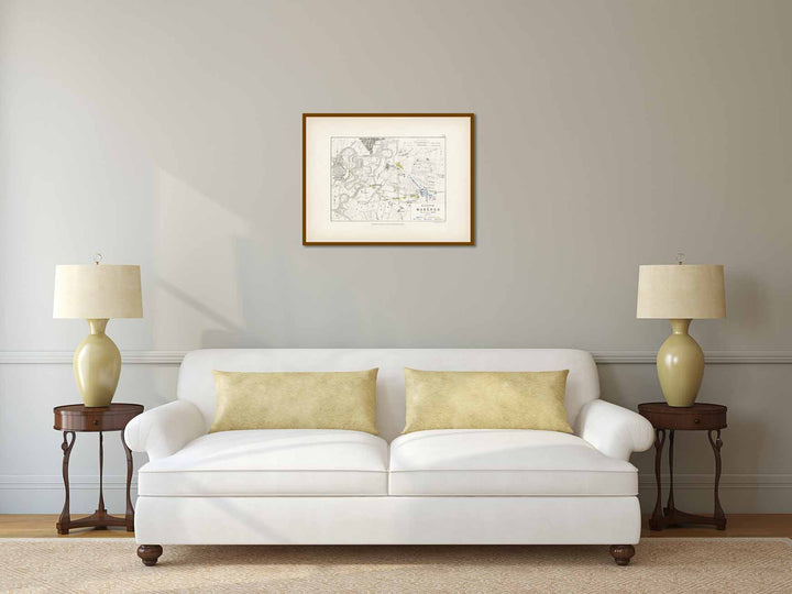 Battle of Marengo 14 June 1800, sheet 2. An engraved and hand-coloured map 29, A. K. Johnston, Atlas to Alison's History of Europe, 1850 art print poster canvas gift