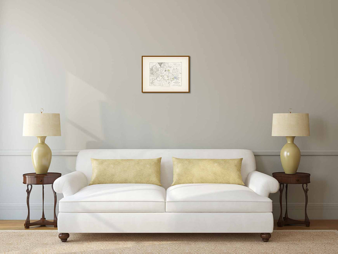 Battle of Marengo 14 June 1800, sheet 2. An engraved and hand-coloured map 29, A. K. Johnston, Atlas to Alison's History of Europe, 1850 art print poster canvas gift