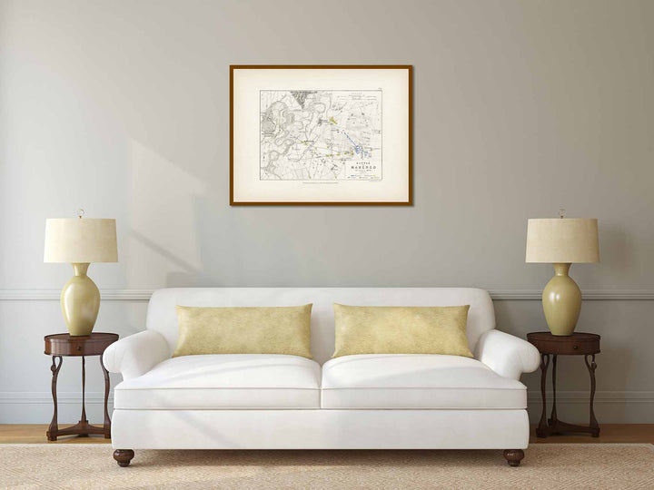 Battle of Marengo 14 June 1800, sheet 2. An engraved and hand-coloured map 29, A. K. Johnston, Atlas to Alison's History of Europe, 1850 art print poster canvas gift