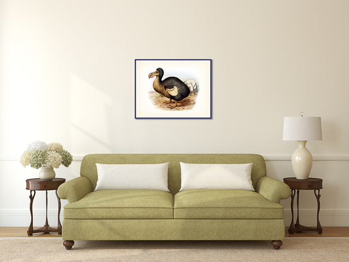 Dodo extinct bird Dronte Raphus cucullatus - a print by F. W. Frohawk, 1905 art poster canvas gift