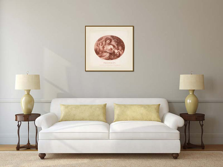 Prosperity Goddess - an engraved print by Cipriani & Bartolozzi, 1783 art poster canvas gift