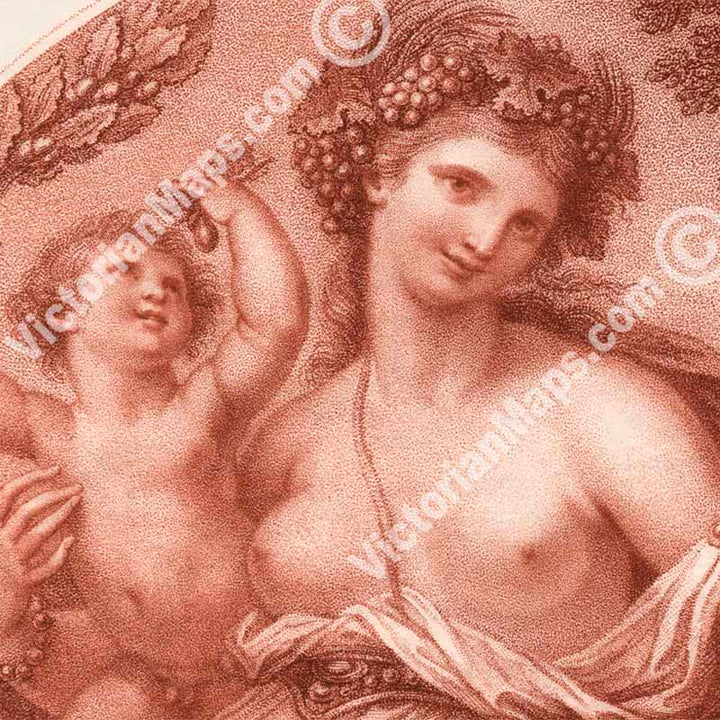 Prosperity Goddess - an engraved print by Cipriani & Bartolozzi, 1783 art poster canvas gift