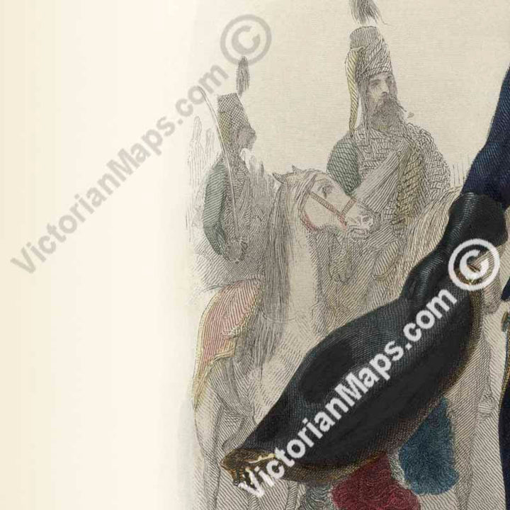 Bonaparte General young Napoleon in 1789-1899 old antique portrait engraving Langlois 1847 art print poster canvas gift